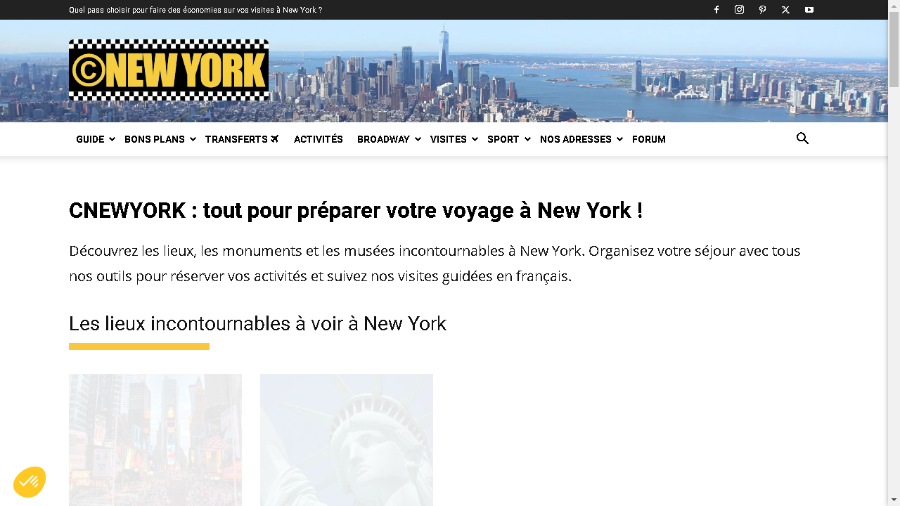 Capture d'écran de http://www.cnewyork.net/